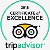 TripAdvisor Certificate of Excellence 2018